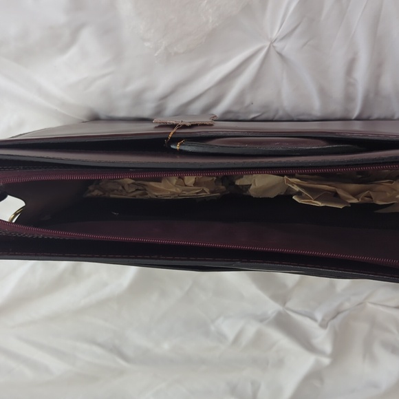 Vintage leather briefcase - Picture 4 of 9